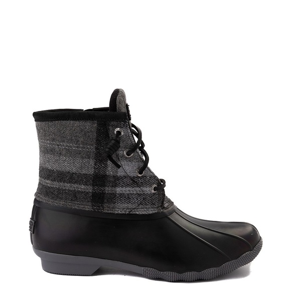 Sperry Top Sider Saltwater Plaid Wool Boot - Picture 3 of 7